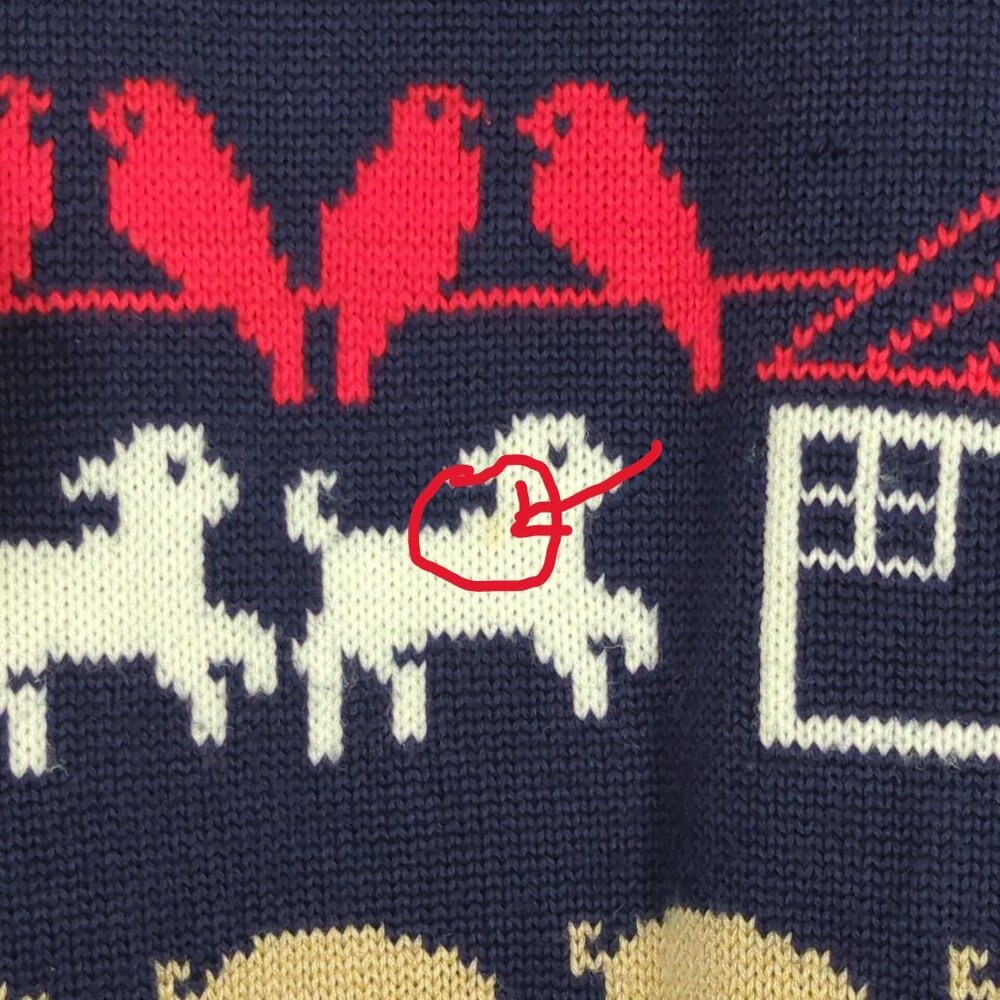 Kotare New Zealand Vintage intarsia sweater wool sheep pig farm animal country - Picture 7 of 16